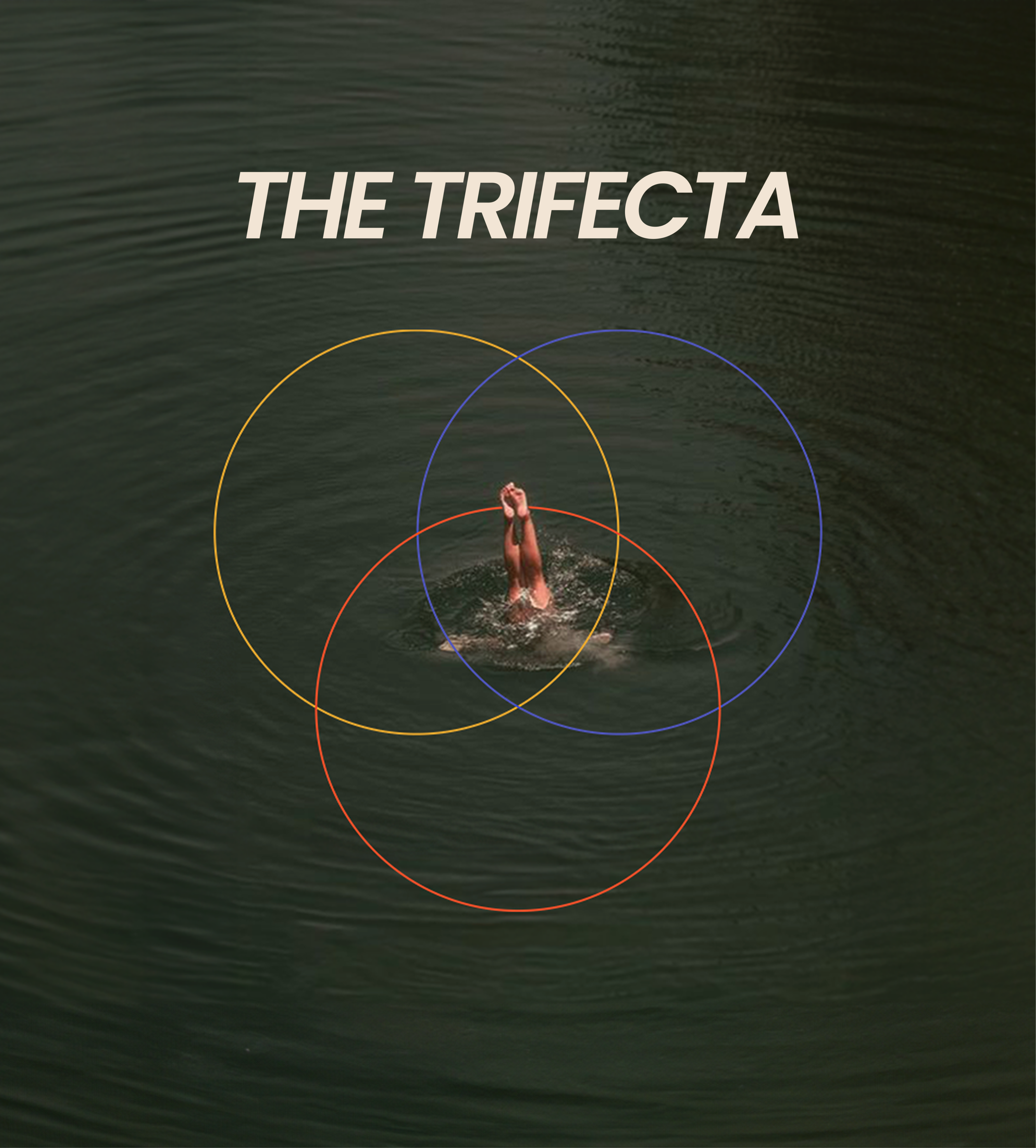 Portrait of the blog owner with face partially distorted through two clear glasses of water on a white table